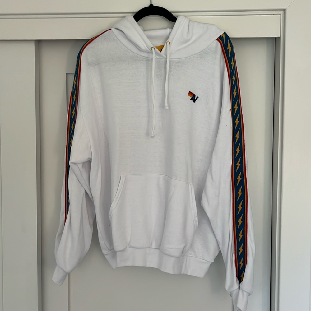 Aviator Nation Bolt Stripe Hoodie